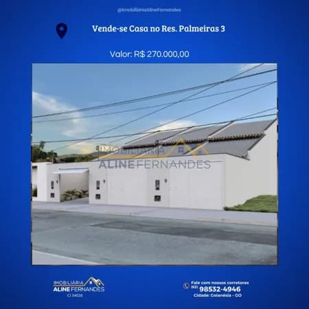 Casa em Goianésia - Residencial Parque das Palmeiras III