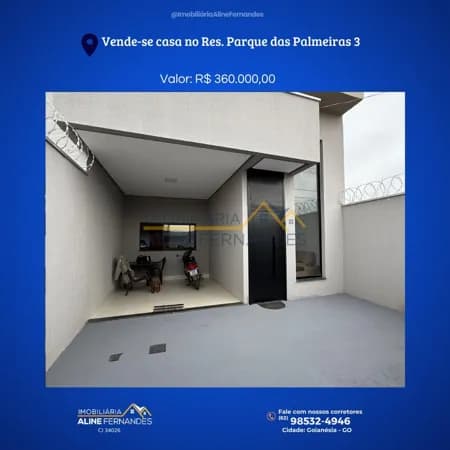 Casa em Goianésia - Residencial Parque das Palmeiras III