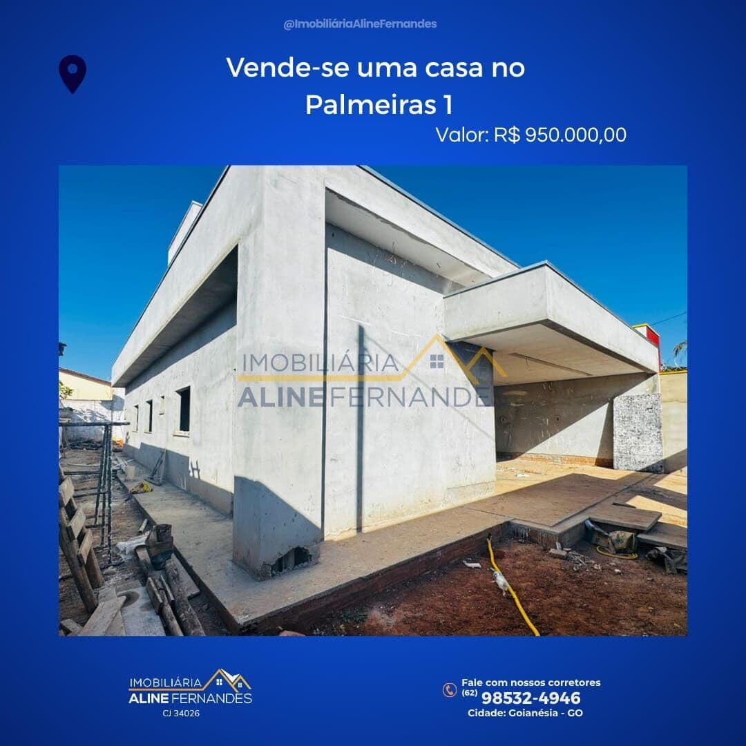 Casa em Goianésia - Residencial Parque das Palmeiras