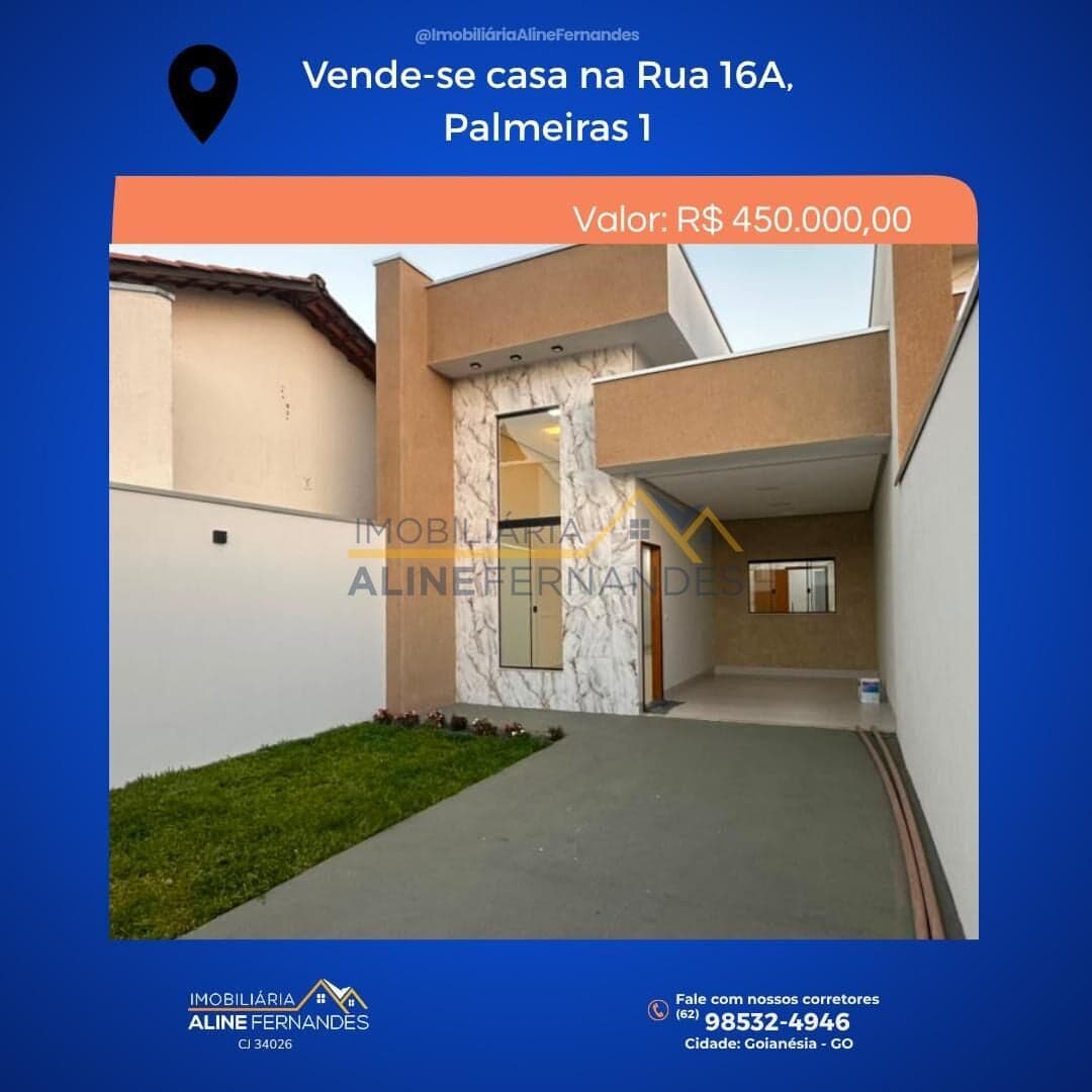 Casa em Goianésia - Residencial Parque das Palmeiras