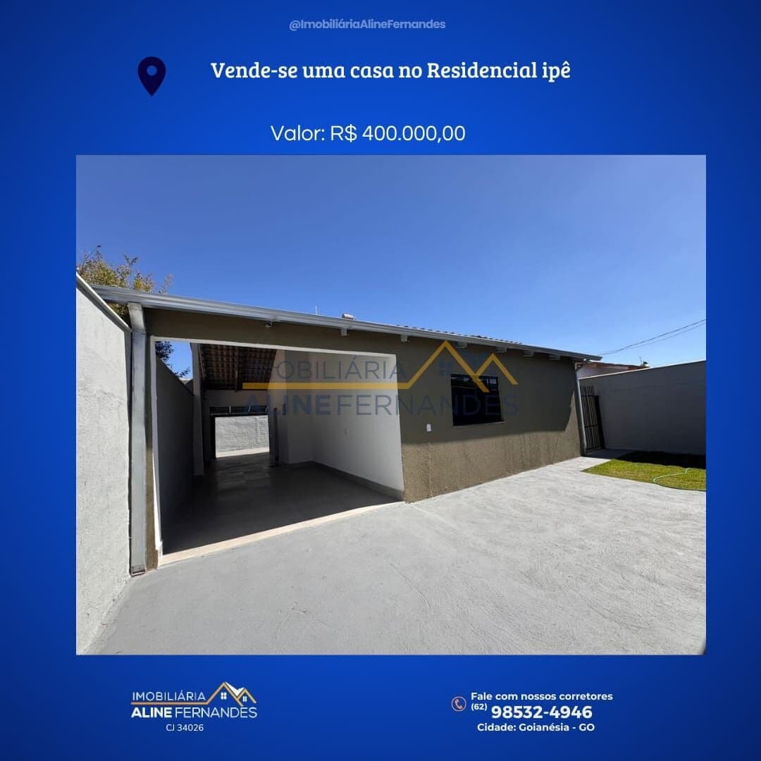 Casa em Goianésia - Residencial Ipês