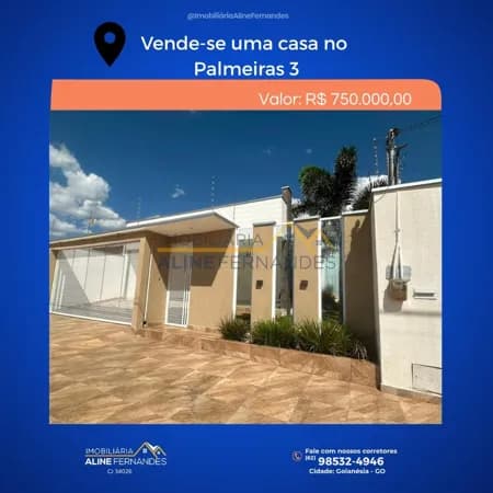 Casa em Goianésia - Residencial Parque das Palmeiras III