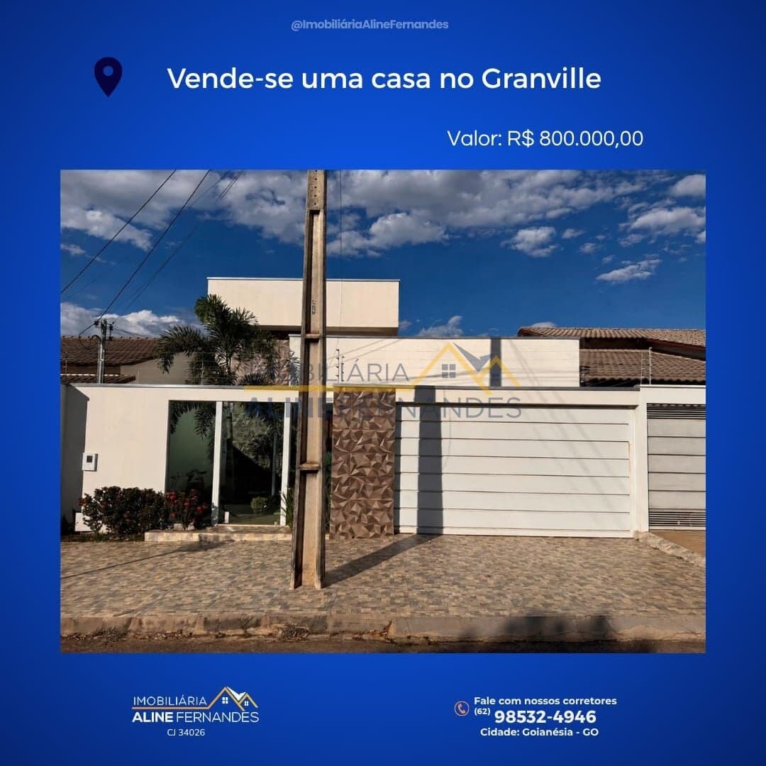 Casa em Goianésia - Residencial Granville