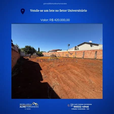 Lote/Terreno em Goianésia - Setor Universitário