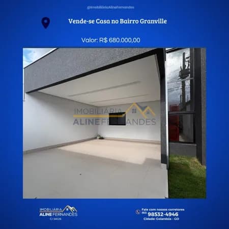 Casa em Goianésia - Residencial Granville