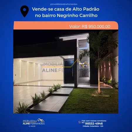 Casa em Goianésia - Setor Negrinho Carrilho