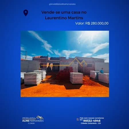 Casa em Goianésia - Residencial Laurentino Martins