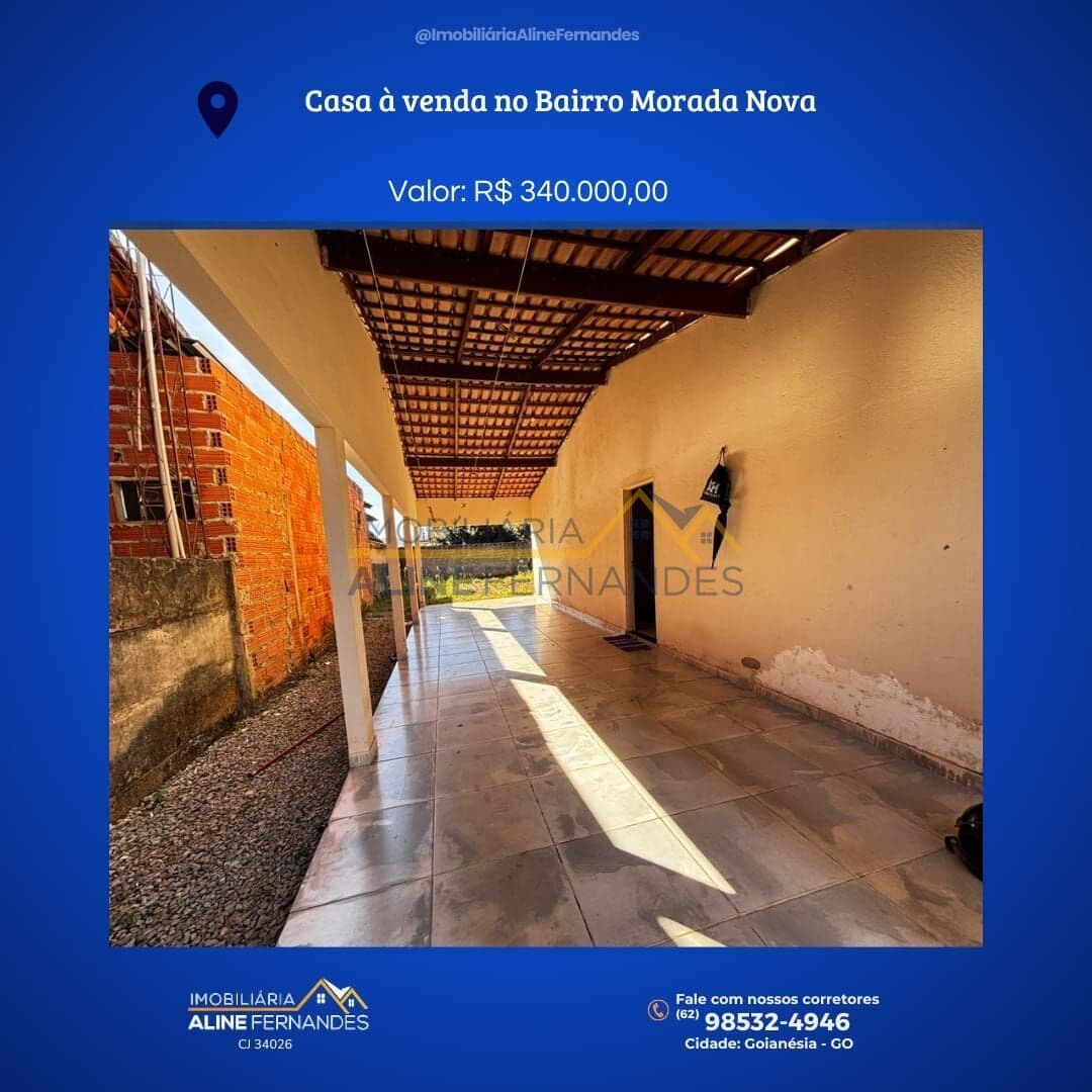 Casa em Goianésia - Residencial Morada Nova