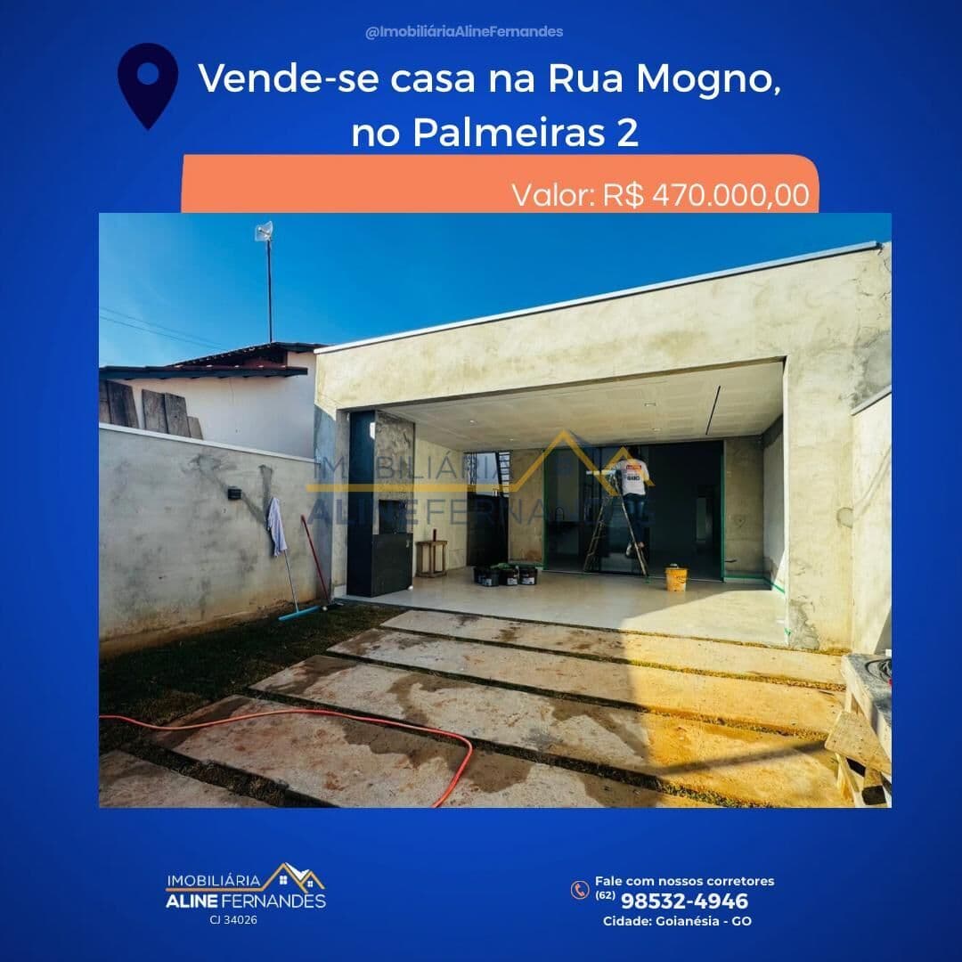 Casa em Goianésia - Residencial Parque das Palmeiras II