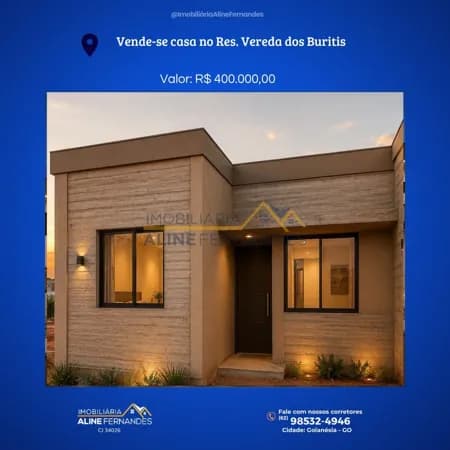 Casa em Goianésia - Residencial Vereda dos Buritis