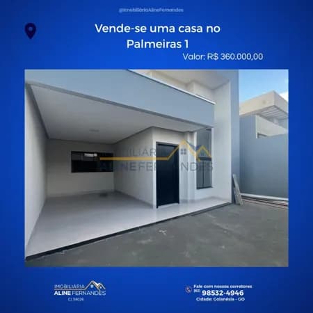 Casa em Goianésia - Residencial Parque das Palmeiras