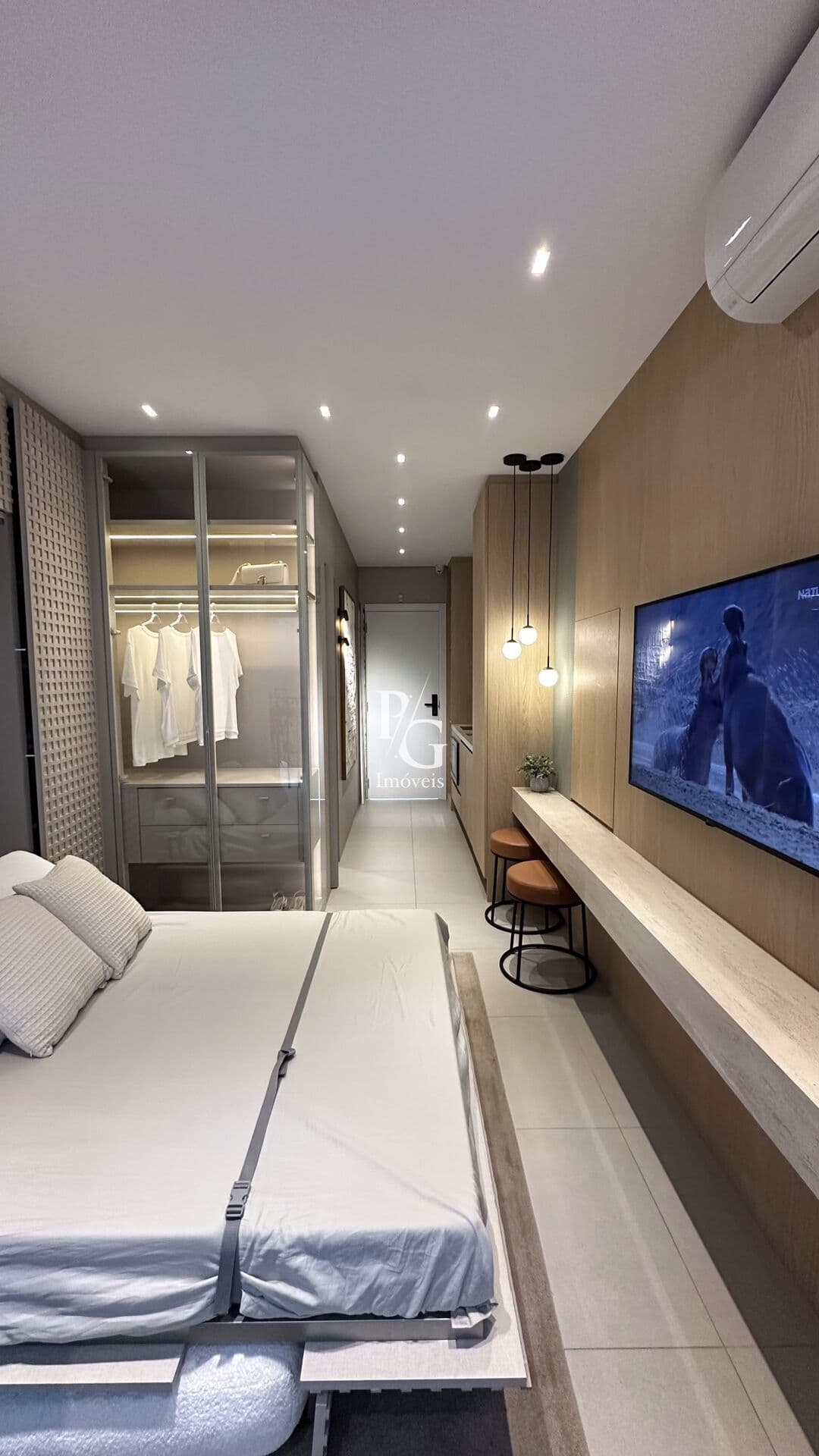 29.500 mil R$ de Ato + Fluxo flexível- Apartamento Studio em Centro, Curitiba/PR - Em Construção