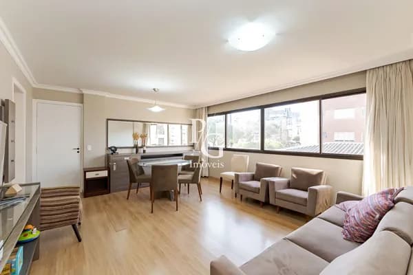 📍 Juvevê | 76m² Privativos mobiliado, 2 Quartos e a Comodidade de Fazer Tudo Perto de Casa