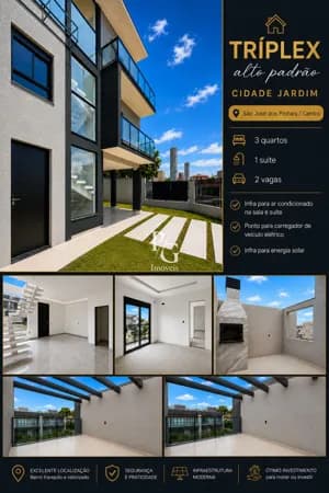 Sobrado Triplex Alto Padrão - Centro de São José dos Pinhais