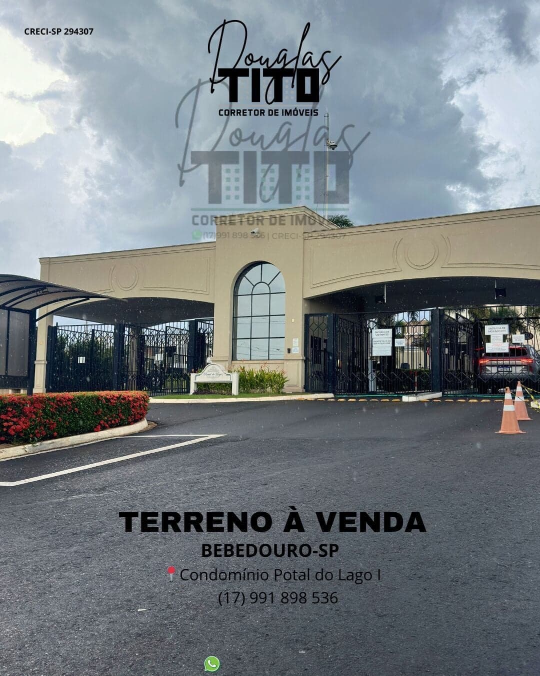 Terreno em Condomínio em Parque Portal do Lago I, Bebedouro/SP