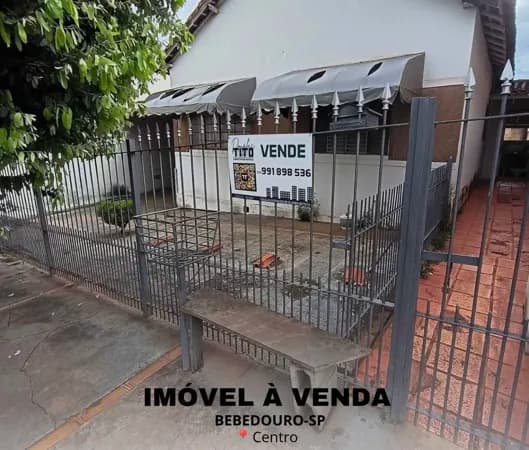Casa à venda 02 dormitórios no Centro - Bebedouro/SP