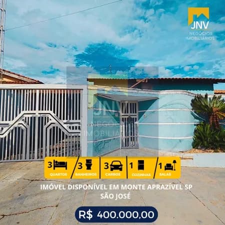 Casa em Monte Aprazível - Centro