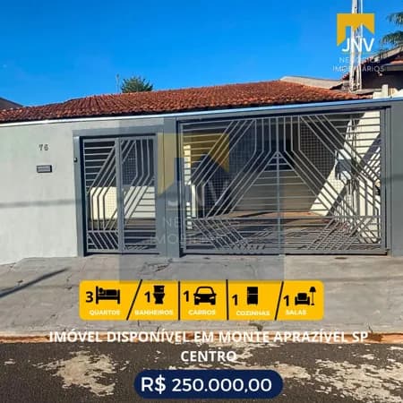Casa em Monte Aprazível - Centro