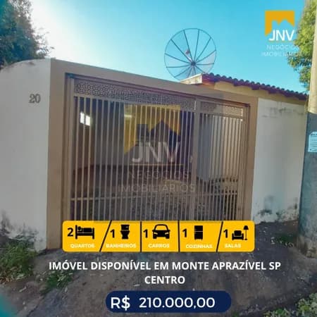 Casa em Monte Aprazível - Centro