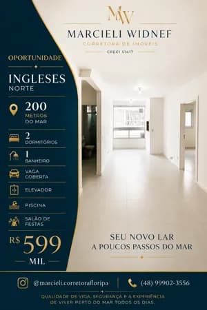 Apartamento QUADRA DO MAR