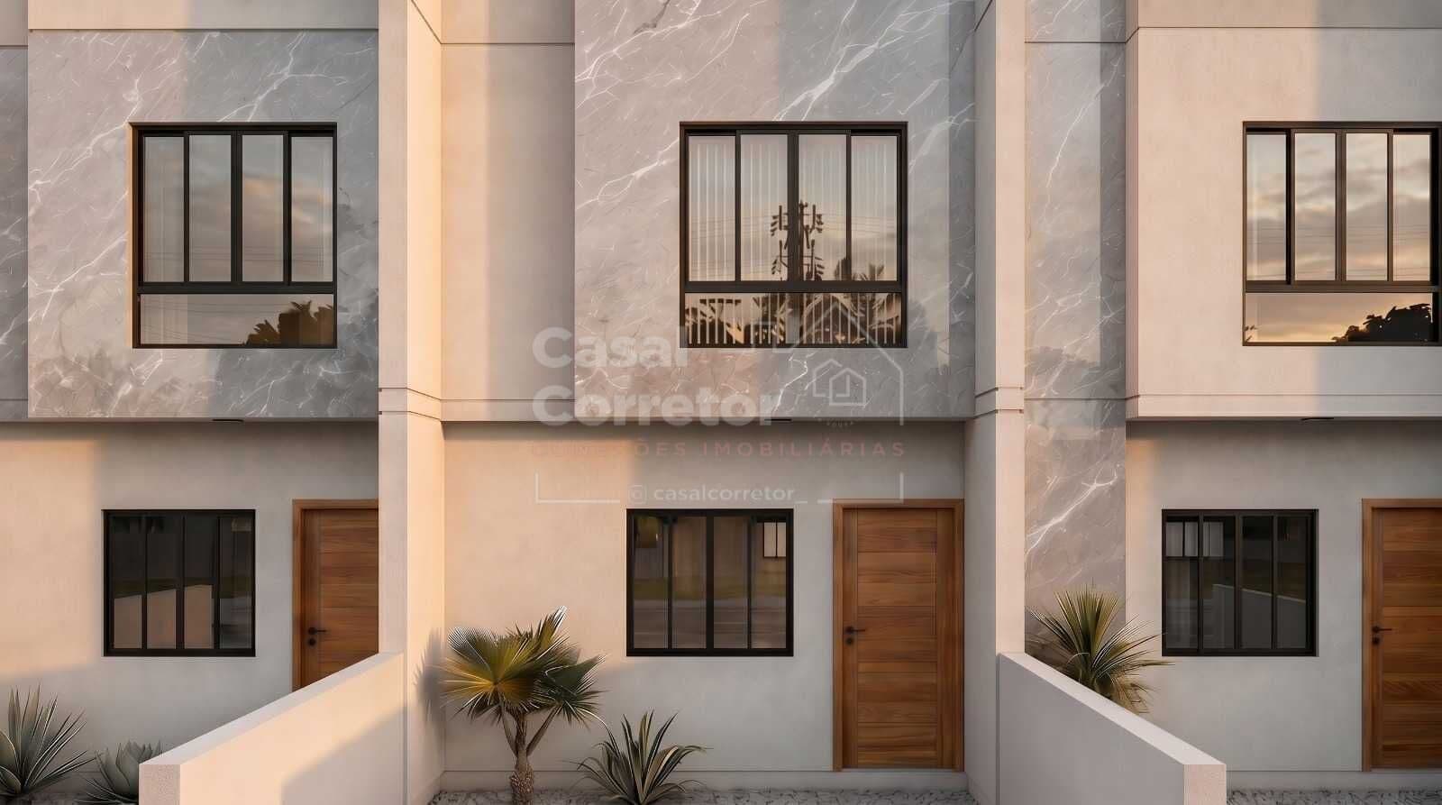 SOBRADO COM 2 QUARTOS ESPAÇO NA FRENTE E FUNDOS