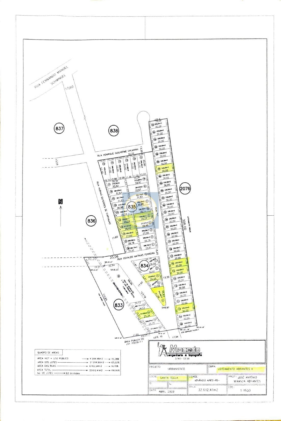 Terreno Bairro Santa Tecla, Venâncio Aires/RS