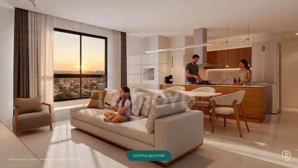 Apartamento 3 dormitórios no Plazza Residence, Oficinas, Tubarão/SC