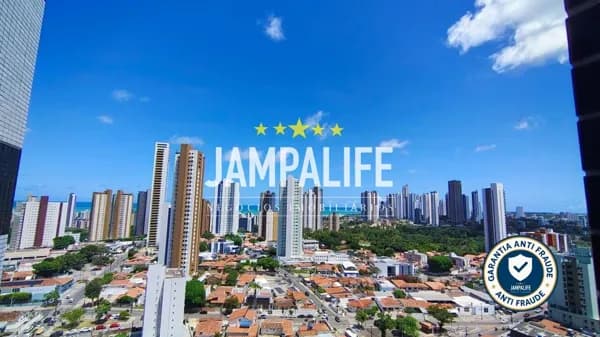 Apartamento 3 quartos andar alto em Miramar, João Pessoa/PB