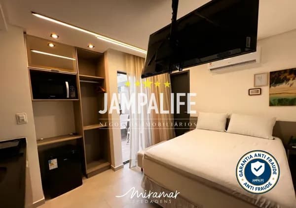 Apartamento Flat PORTEIRA FECHADA em Jardim Oceania, João Pessoa/PB