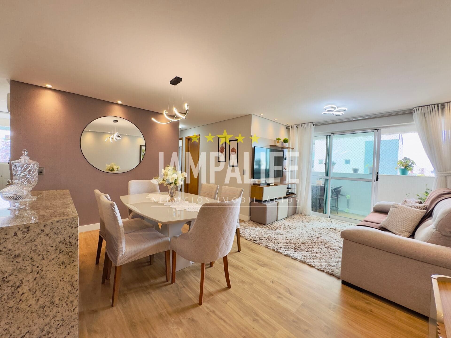 Apartamento 3 quartos no Bessa (80 m², 2 suítes, área de lazer completa, porteira fechada))
