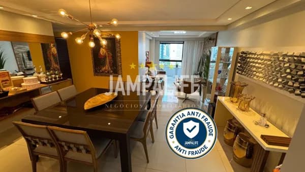 Apartamento mobiliado com 122m² e 3 quartos em Manaíra