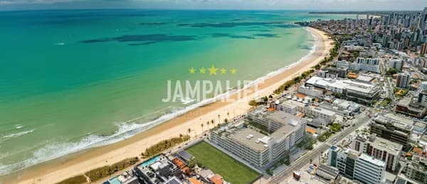 apartamento pé na areia na melhor localização de João Pessoa