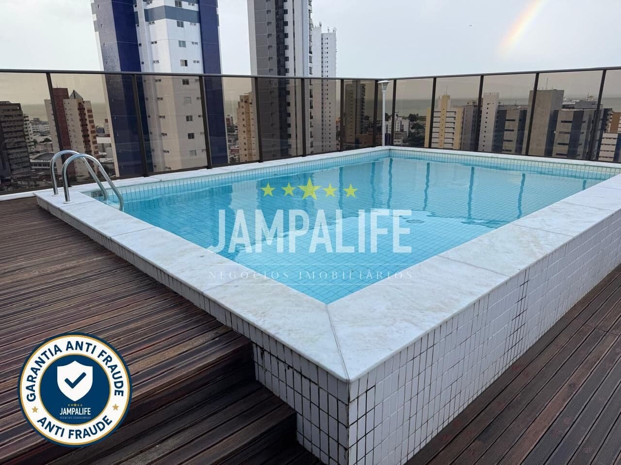 Apartamento 3 Qts (2 Suítes) em Tambaú - 82m², Projetados na cozinha e Lazer na Cobertura