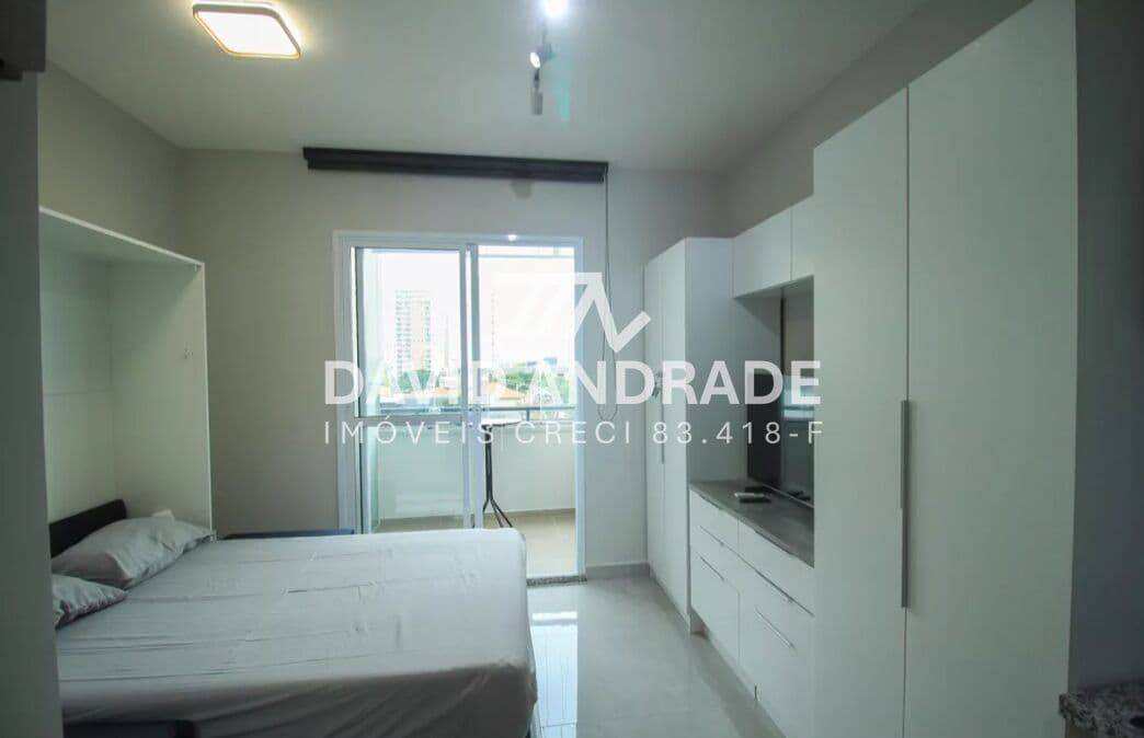 Belíssimo Studio com 26m², próximo ao metrô, mobiliado, 1 dormitório, armários embutidos, amplo living e área de lazer