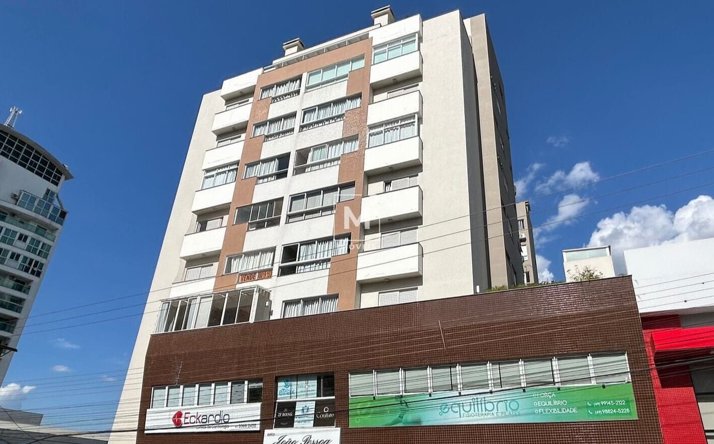 Apartamento para Locação – 132m² – 3 Dormitórios (1 Suíte) – Edifício João Pessoa – Centro – Pinhalzinho/SC