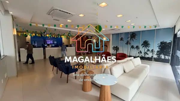 FLAT MOBILIADO À VENDA COM VISTA PARA O MAR EM BOA VIAGEM