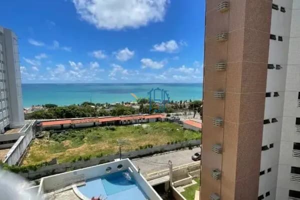 LINDO APARTAMENTO MOBILIADO COM VISTA PARA O MAR À VENDA EM PONTA NEGRA – 2 QUARTOS | NATAL/RN