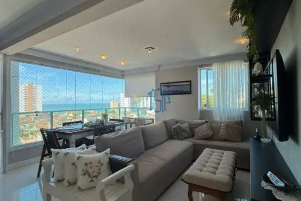 APARTAMENTO ALTO PADRÃO COM VISTA MAR À VENDA EM PETRÓPOLIS – 98M² | 2 QUARTOS | PALAZZO CRISTAL