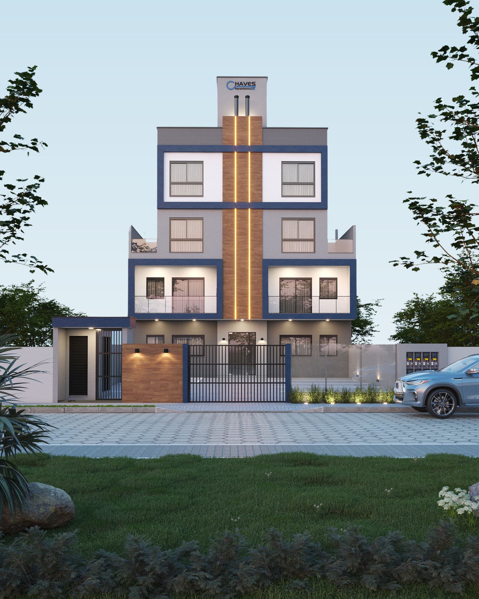 Apartamento com 2 quartos e terraço à venda no Centro de Navegantes – Residencial Capri