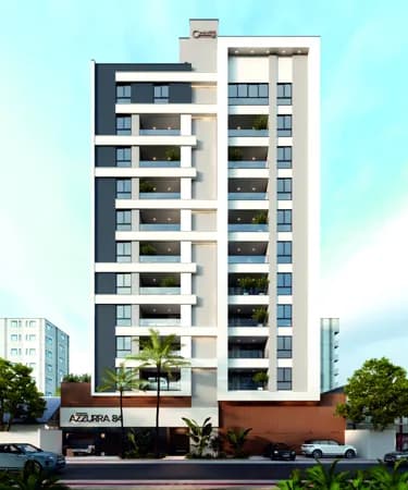 Apartamento à venda no Centro de Navegantes com 3 dormitórios, 2 vagas e lazer completo