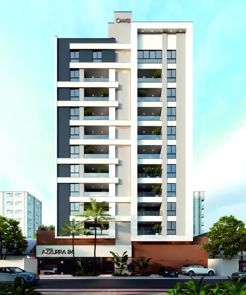 Apartamento à venda no Centro de Navegantes com 3 dormitórios, 2 vagas e lazer completo