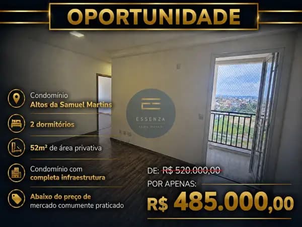 Apartamento Padrão A Venda no Altos da Samuel Martins