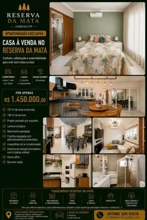 Casa em Condomínio a Venda no Reserva da Mata Jundiaí