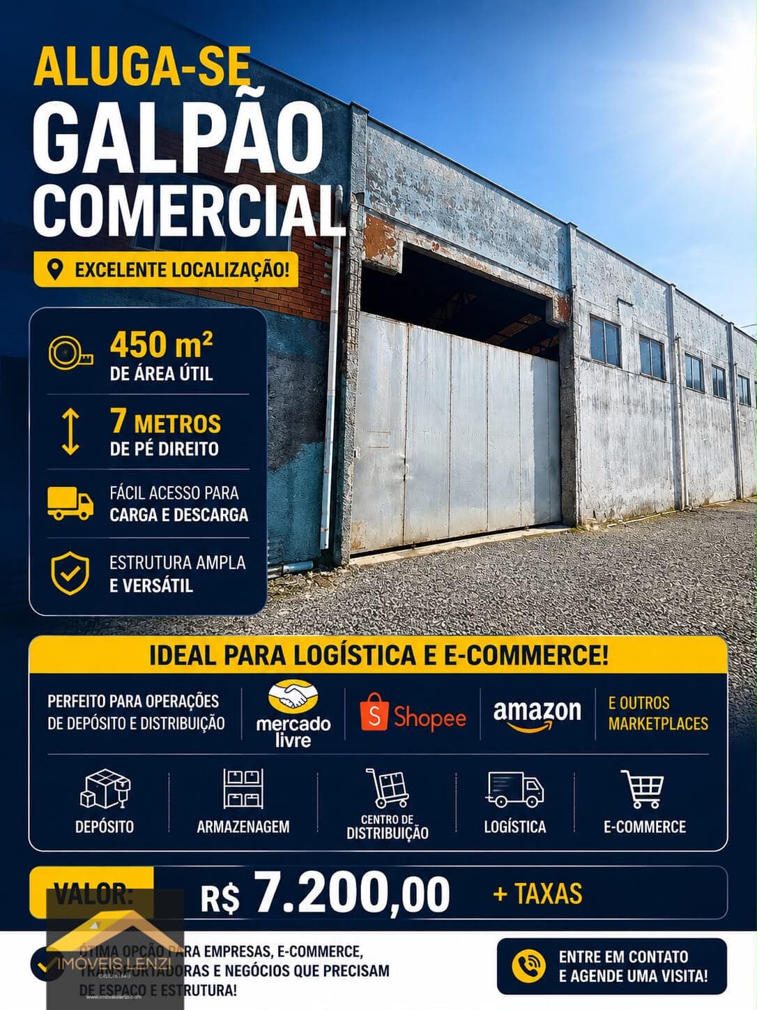 Galpão/Depósito/Armazém em Joinville - Boa Vista