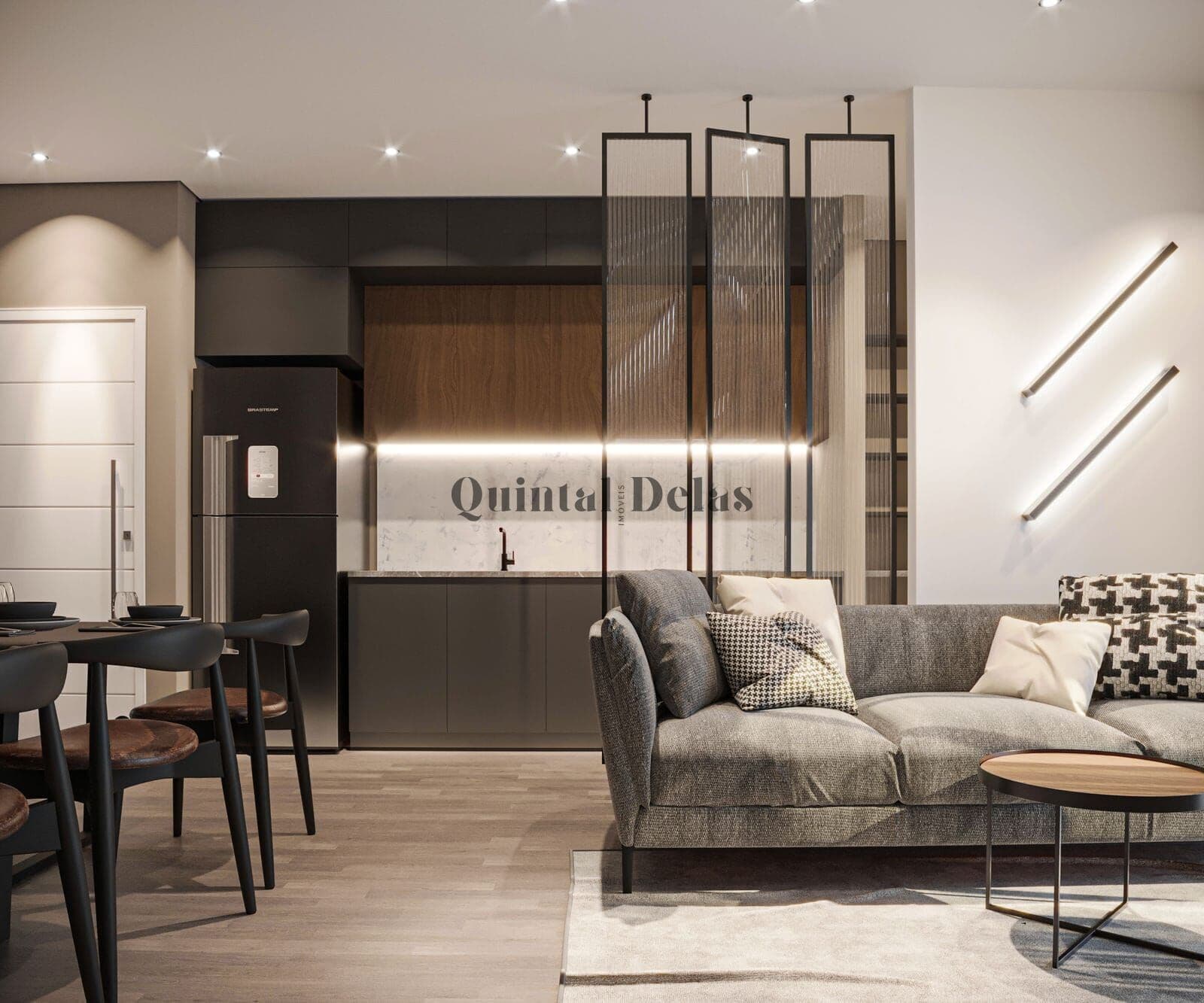 Apartamentos na planta - Parte alta de Cordeiros.