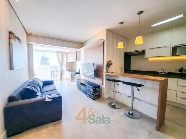 Apartamento à venda com 68m², 1 quarto e 1 vaga