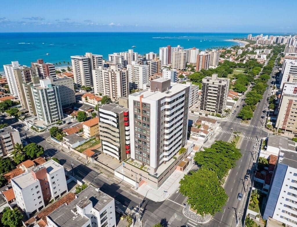 Apartamento MOBILIADO alto padrão | 63,84m² | 2 quartos (01 Suíte) | Ponta Verde
