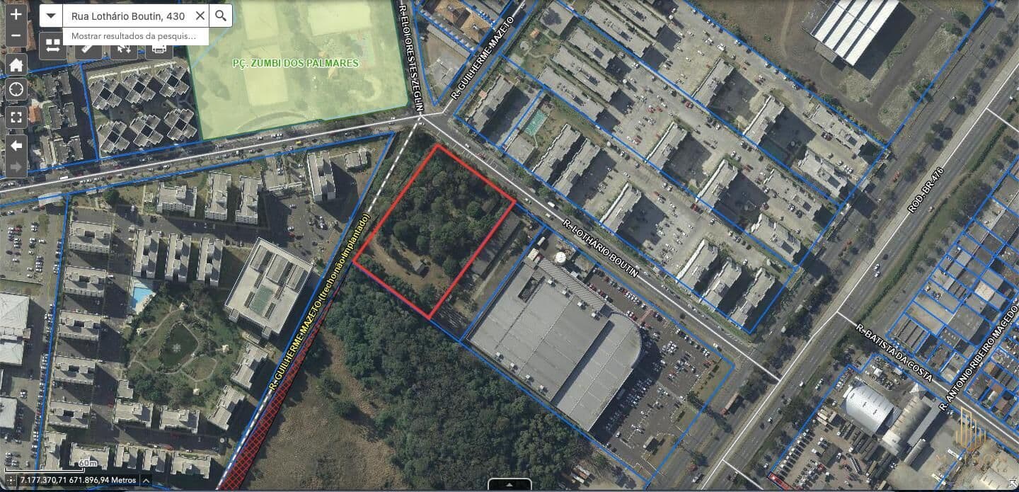 Terreno à venda no bairro Pinheirinho - Curitiba/PR
