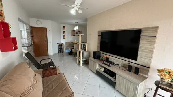 Apartamento Vista mar - Guilhermina, Praia Grande