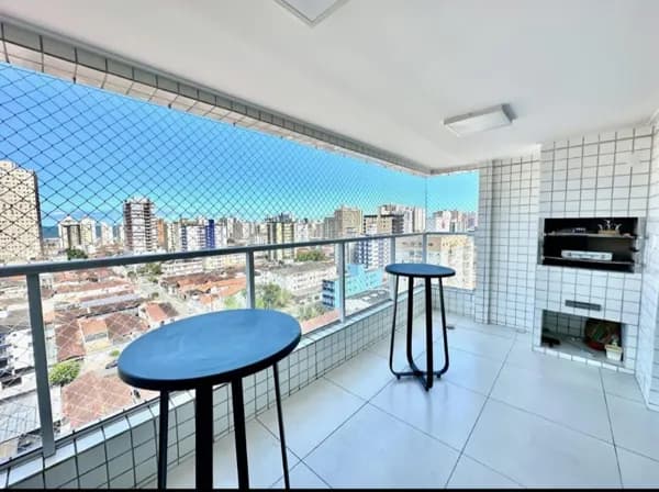 Apartamento com varanda gourmet 2 suíte no Guilhermina